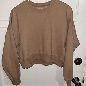 Hollister Tan Crewneck Sweatshirt